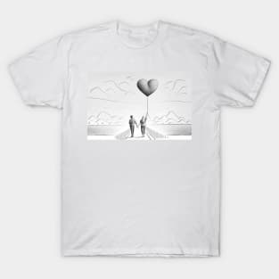 Lovers - Pencil vs Camera Love T-Shirt